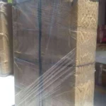 Fully packed steel almirah prepared for safe house shifting by Mahalaxmi Packers and Movers in Madurai.